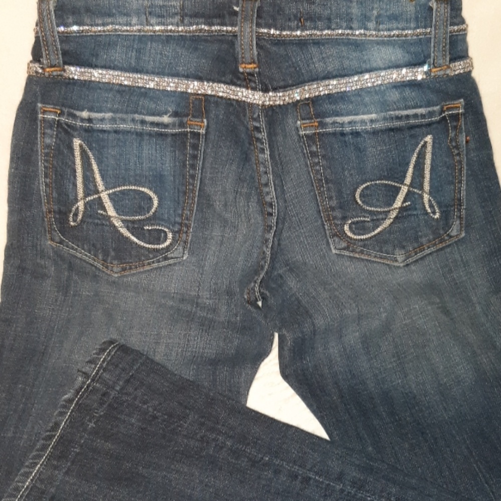 Anoname Jeans Rhinestone Embellished